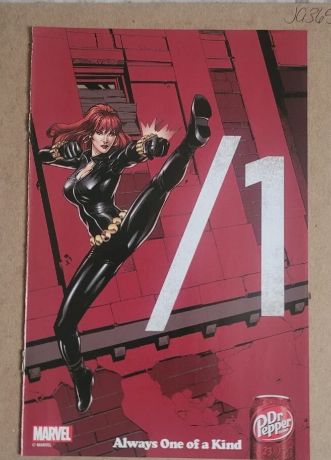 Dr Pepper ad page ~ BLACK WIDOW The Avengers 2013 (JA365 - Image 1 of 1