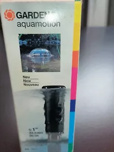 GARDENA AQUAMOTION, #7817 Campana de agua G 1", 33,3 mm, 26/34 "NUEVO", "EMBALAJE ORIGINAL" - Imagen 1 de 3