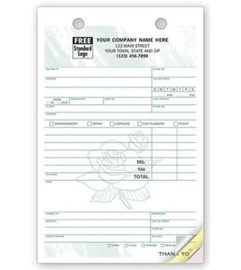 Formularios de registro de floristería Nebs Deluxe 672T - Clásico grande / 5,5" x 8,5" - Imagen 1 de 1