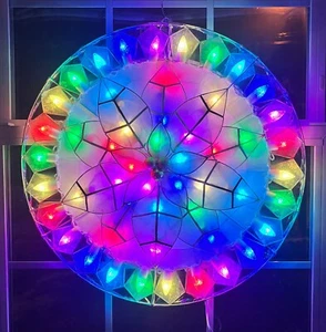 Gift Ko Plantita 25" Capiz Parol RGB LED Filipino Christmas Lantern LAS VEGAS - Picture 1 of 12