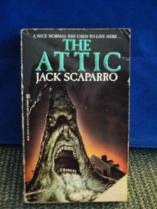 "The Attic" Paperback Book Jack Scaparro, Acceptable, Horror 1st Printing - Imagen 1 de 7
