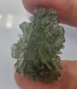Besednice Moldavite 7.9gr/39.5ct Jezkovna with Certificate of Authenticity - Picture 1 of 7