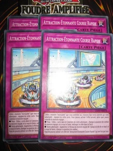 YU-GI-OH! PLAYSET (4) ATTRACTION-ETONNANTE COURSE RAPIDE LIOV-FR074 NEUF FRENCH - Picture 1 of 1