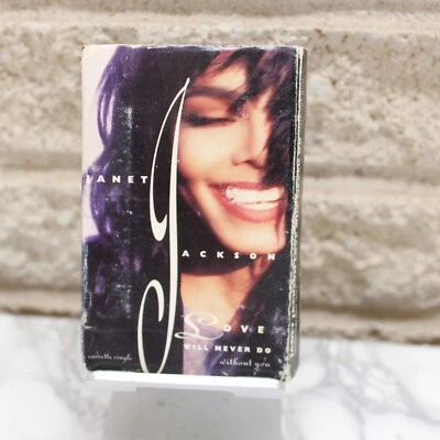 Janet Jackson Love Will Never Do Without You Cassette Single Tape Electronic - Image 1 of 4