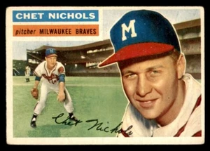 1956 Topps Baseball #278 Chet Nichols GD *e1 - Picture 1 of 2