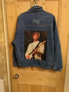 Eric Clapton Reworked Denim Jacket- Size Small- Great Wear- Pit To Pit 20 - Picture 1 of 7