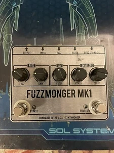 Rare Fuzzmonger MK1 Fuzz Envelope by Synthmonger guitar noise pedal USA used - Picture 1 of 3