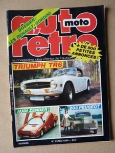 Auto Rétro n°45, Aston Martin DBS, Chevrolet Corvair Monza, Peugeot 203, Renault - Imagen 1 de 1
