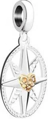 Nuevos cristales de Swarovski amarillos colgantes de ley FOLLOW YOUR HEART 2025-1754 $45 Foto 1 de 4