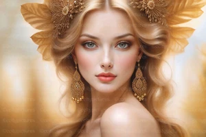 Fine Art Giclee Print, Portrait of a Woman #24-0912 - Picture 1 of 1