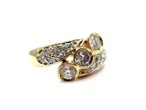 RING GOLD 585 BRILLANTEN 0,60 CT TOLLER BLICKFANG GR. 58,5 JG 9810029090011 - Bild 1 von 7