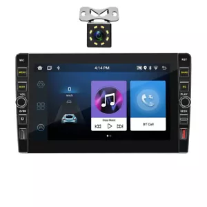 Car Radio Stereo Player Double Din GPS Navi For Apple Carplay With Rear Camera - Picture 1 of 24