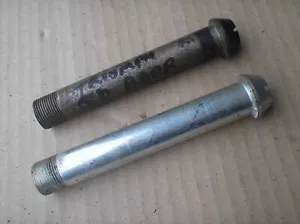 Triumph 500 650 unit pre-unit ?? QD type rear wheel hub inner axle x2 DIFFERENT - Picture 1 of 1