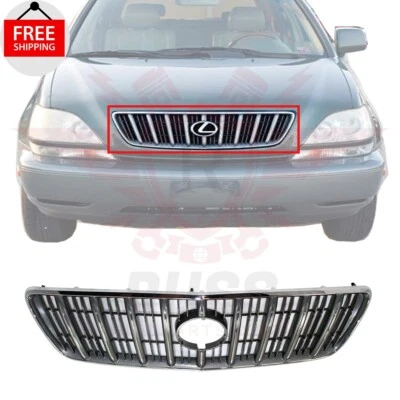 New Front Grille Assembly Gray Shell with Insert Fits 2000-2003 Lexus RX300 Foto 1 de 4