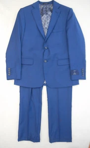 T.O. para niños Traje de lana azul marino Husky tallas 8-18 - Imagen 1 de 9