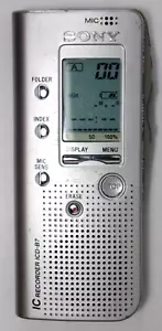 SONY IC Recorder ICD-B7 Handheld Dictaphone Audio Voice Recorder MP3 WORKING! G1 - Picture 1 of 9