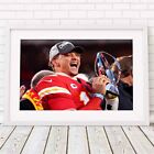 Patrick Mahomes - NFL Football Poster Picture Print Sizes A5 to A0 *FREE DELIVER