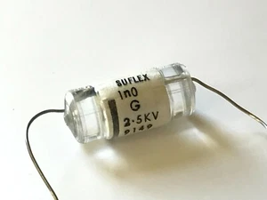 1nF 2.5Kv 1000pF 2500V 2% SUFLEX POLYSTYRENE CAPACITOR fd5f57 - Picture 1 of 2
