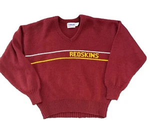 Washington Redskins Sweater Cliff Engle Medium Mens Red Pro Like Vintage - Picture 1 of 5