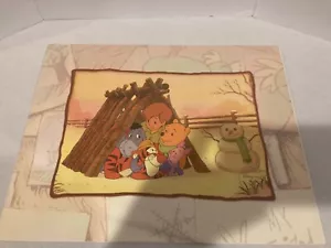 Disney Ferkel großer Film Schneemann Gedenk Disney Store Lithographie 11x14" - Bild 1 von 1