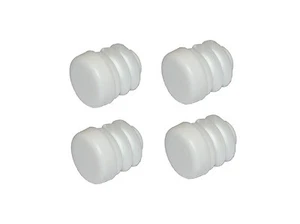 4 Stk. Lamellen- Rohrstopfen weiss zum einstecken  13mm - Bild 1 von 1
