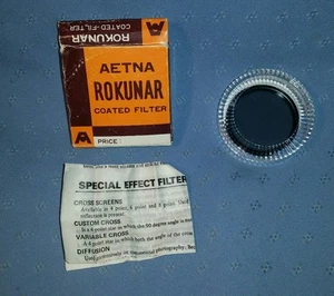 Aetna Rokunar 46mm Linear Polarizer Polarizing Lens Camera Filter Made In Japan - Picture 1 of 3
