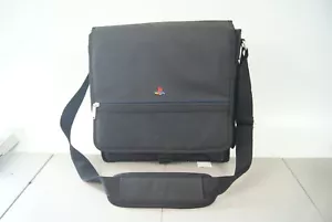 Vintage Sony Playstation PS1 PS2 Official Black Messenger Bag System Carry Case - Picture 1 of 4