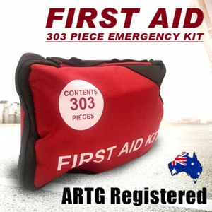 303PCS ARTG Registered First Aid Kit Survival Bag Sticker Family Car Camping AU - Picture 1 of 12