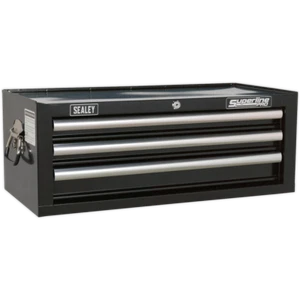 Sealey Superline Pro 3 Drawer Heavy Duty Mid Tool Chest Black - Picture 1 of 7