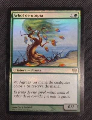 MTG - Utopia Tree - (Spanish) 277/350 9th Edition FOIL Magic the Gathering - Image 1 of 4
