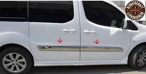 Moldura de puerta cromada para CİTROEN BERLİNGO - acero inoxidable - 2008-2018 - Imagen 1 de 5