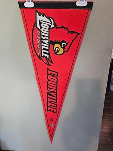 LOUISVILLE CARDINALS ACC 12X30 FOOTBALL VINTAGE NCAA PENNANT 6/28/24 - Picture 1 of 2