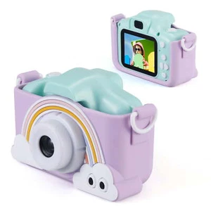 Vivitar 44379A-RNBW Kidzcam Camera for Kids, Rainbow Camera with 1080p Video and - Picture 1 of 4