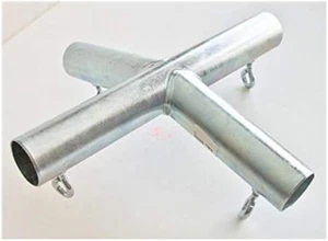 4 Way 1 3/8" Top Center Low Peak down Angle Fitting (FV4L) - Fits EMT Pipe or Ch - Picture 1 of 3