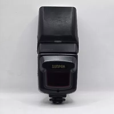 Sunpak MZ440AF-CA auto focus flash unit - TESTED AND WORKS - Image 1 of 4