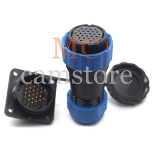 SD28 28MM 26Pin Panel Mount Waterproof IP67 Connector,Electrical Cable Connector - Picture 1 of 7