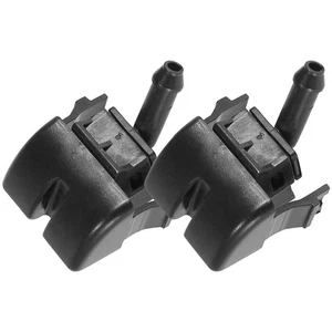 2Pcs For BMW 3 Serie E46 Windshield Washer Nozzle Heated Washer Nozzle Black  \ - Imagen 1 de 9