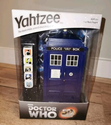 Yahtzee Doctor Who TARDIS Dice Game Hasbro 2012 Brand New Sealed Rare in the UK - Image 1 of 4