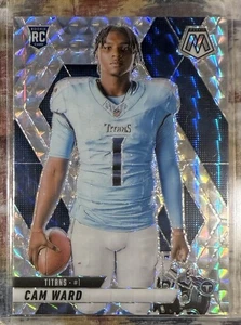 2025 Panini Mosaic Cam Ward Silver Mosaic Rookie Variation Prizm #272 Titans 👀 - Imagen 1 de 1