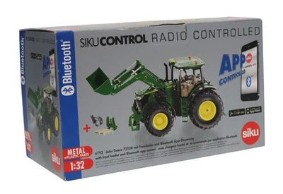 John Deere 7310R mit Frontlader und Bluetooth App-Steuerung - Bild 1 von 3