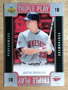 2007 Upper Deck Triple Play Performers #TPJM Justin Morneau - Bild 1 von 2