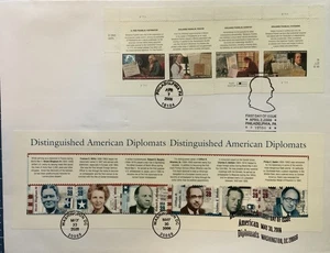 HNLP Washington Stamp Expo 2006 4021-4 Benjamin Franklin 4076 American Diplomats - Bild 1 von 1