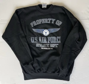 Vtg 90s US Air Force Athletic Dept USAF Gym Sweatshirt Mens Size XL USA Made - Picture 1 of 5