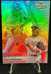 2018 Topps Gold Label Bo Jackson #51 Clase 1 Parallel Kansas City Royals - Imagen 1 de 3