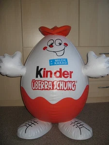 Original Kinderüberrachung, Ferrero, Ü-Ei Eiermann zum aufblasen, 73 cm hoch - Bild 1 von 7