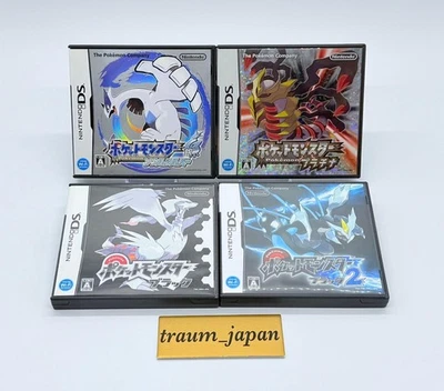 Pokemon Black 1 2 Soul Silver Platinum set Nintendo DS Tested Games - Image 1 of 4