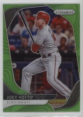 2020 Panini Prizm Lime Green Prizm /125 Joey Votto #33 - Image 1 of 2