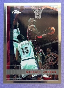 1997 - 98 Topps Chrome - Michael Jordan #123 Chicago Bulls - Picture 1 of 2