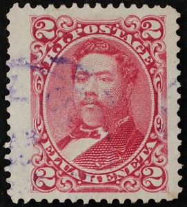 Sello usado de Hawaii #43 2c Elua Keneta. Jumbo. ¡Elección! - Imagen 1 de 2