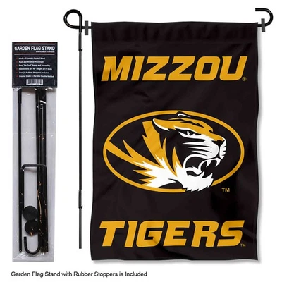 University of Missouri Garden Flag and Stand Pole Kit - Image 1 of 3